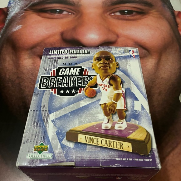 🏀 Rare 2003 Upper Deck Collectibles Game Breakers Ltd Edition Vince Carter 🏀 - Picture 3 of 11